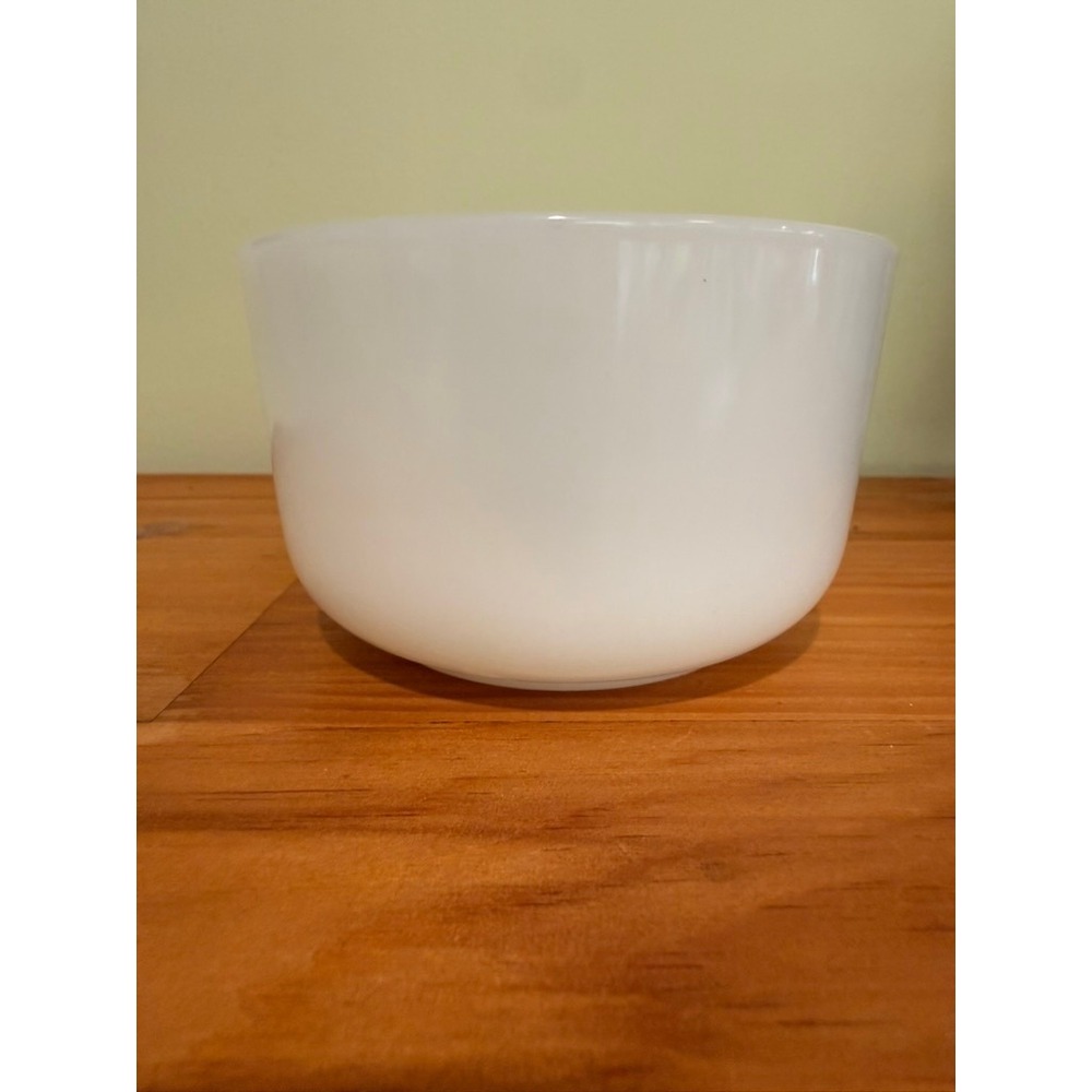 Anchor Hocking Fire-King Custard Cup Unisex 4in White Good Vintage Milk Glass